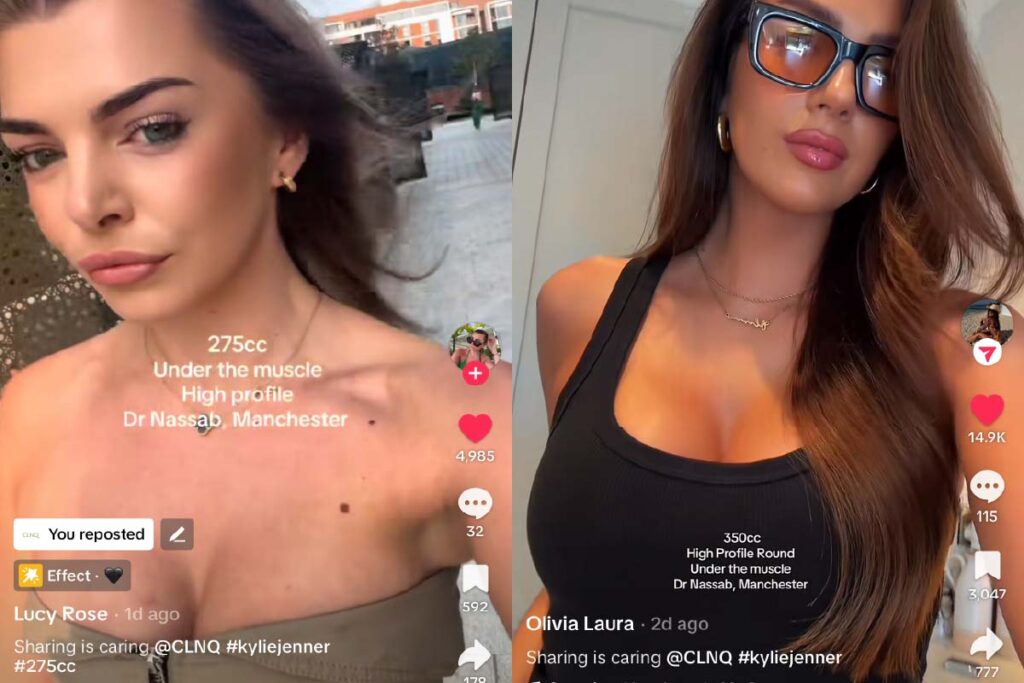 Kylie Jenner Boob Job TikTok Trend